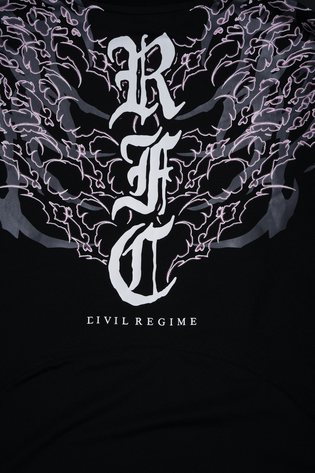Anarchy Flex Scoop L/S Compression Tee in Black