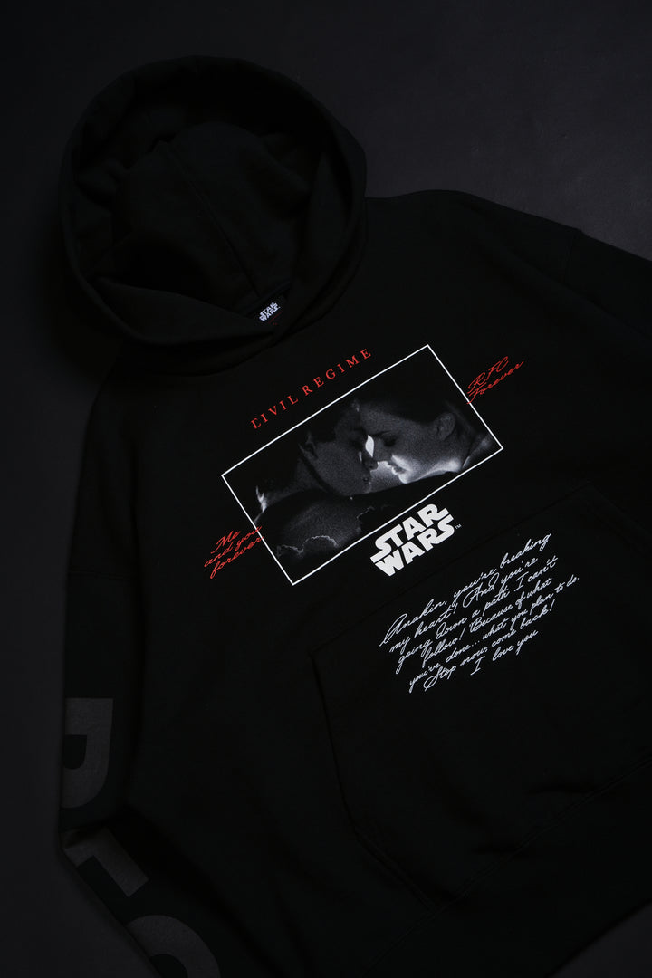 Roses Of Love Forever Hoodie in Black