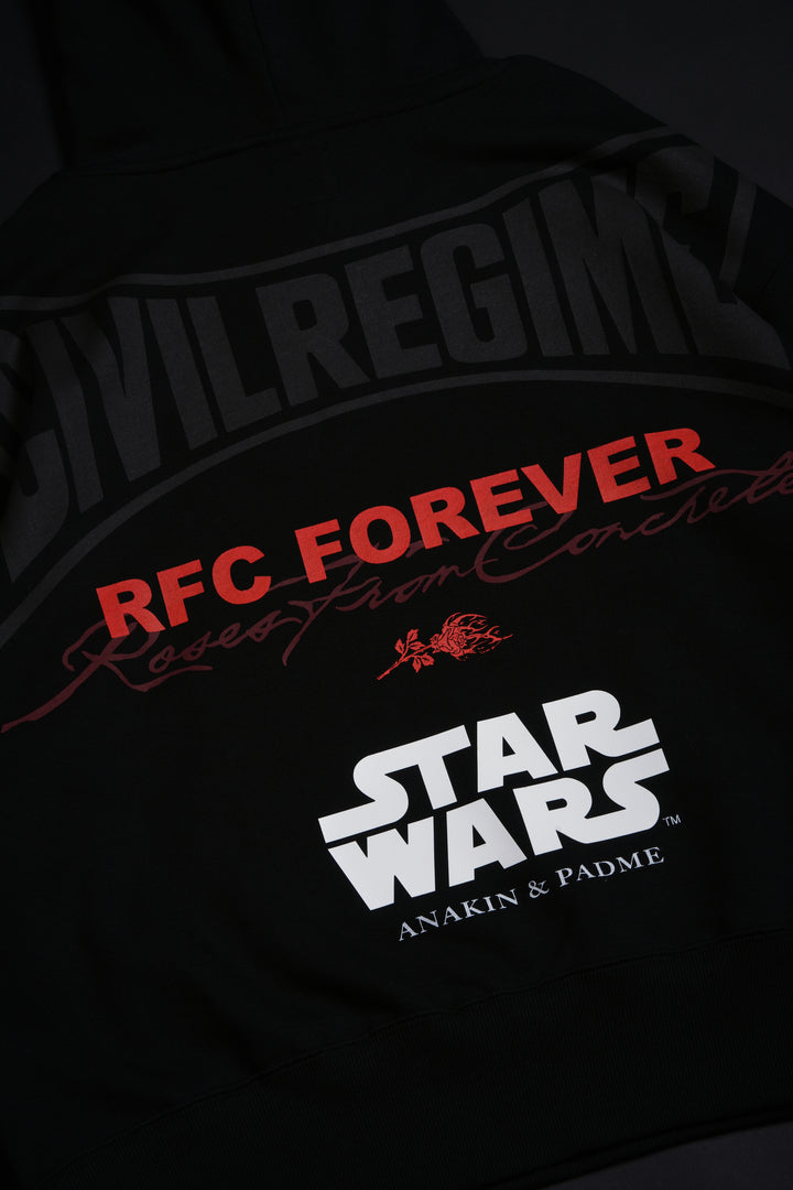 Roses Of Love Forever Hoodie in Black