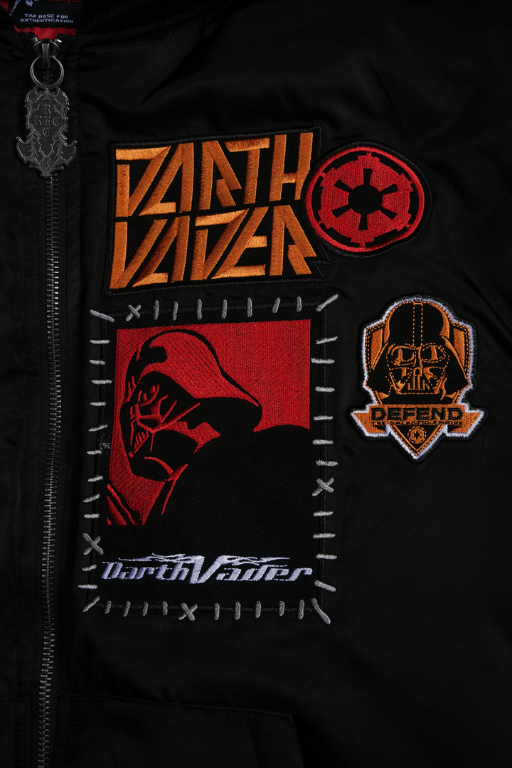 Phantom Concrete Bomber Jacket in Black