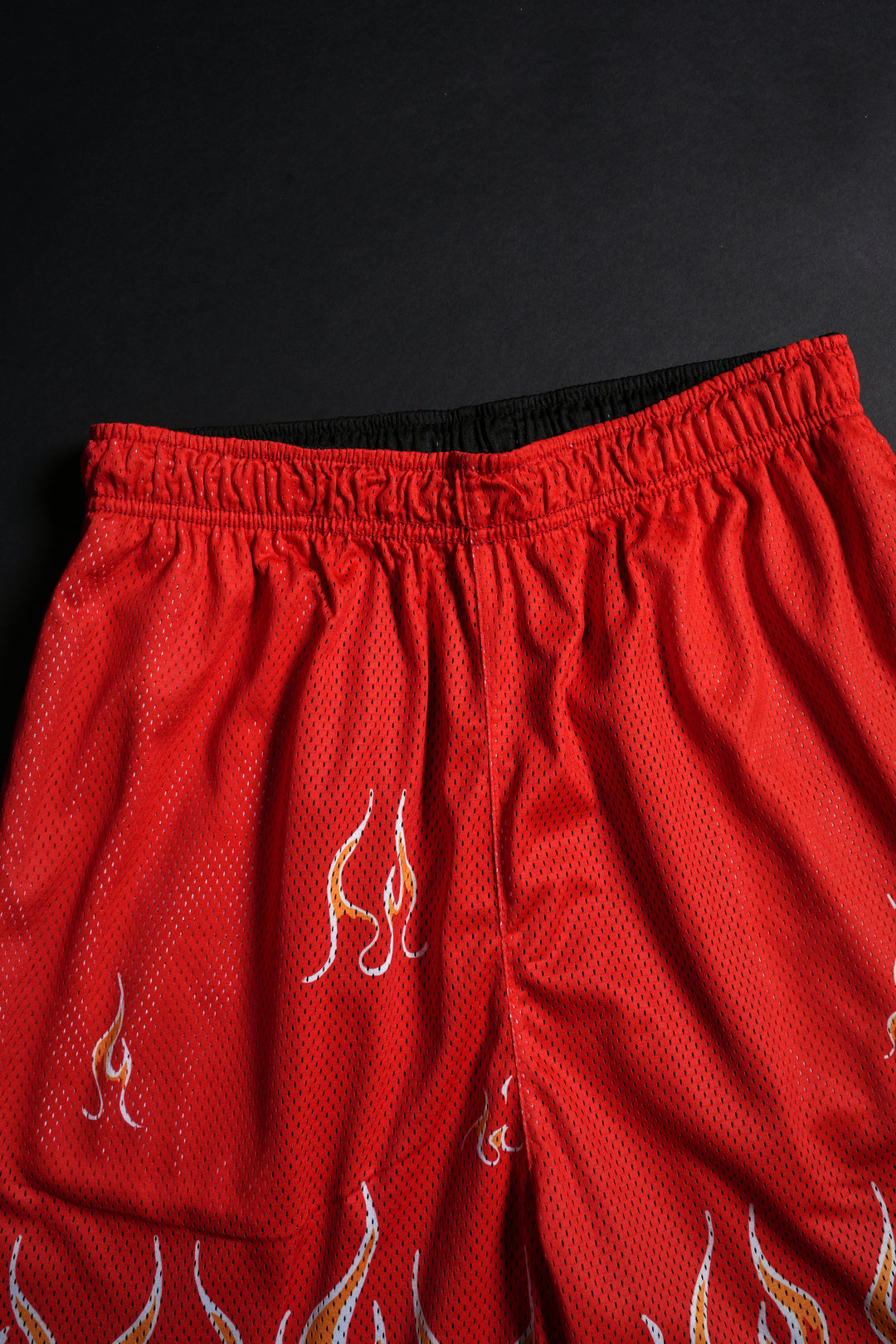 Cardinal Sin Reversible Mesh Shorts in Black/Red