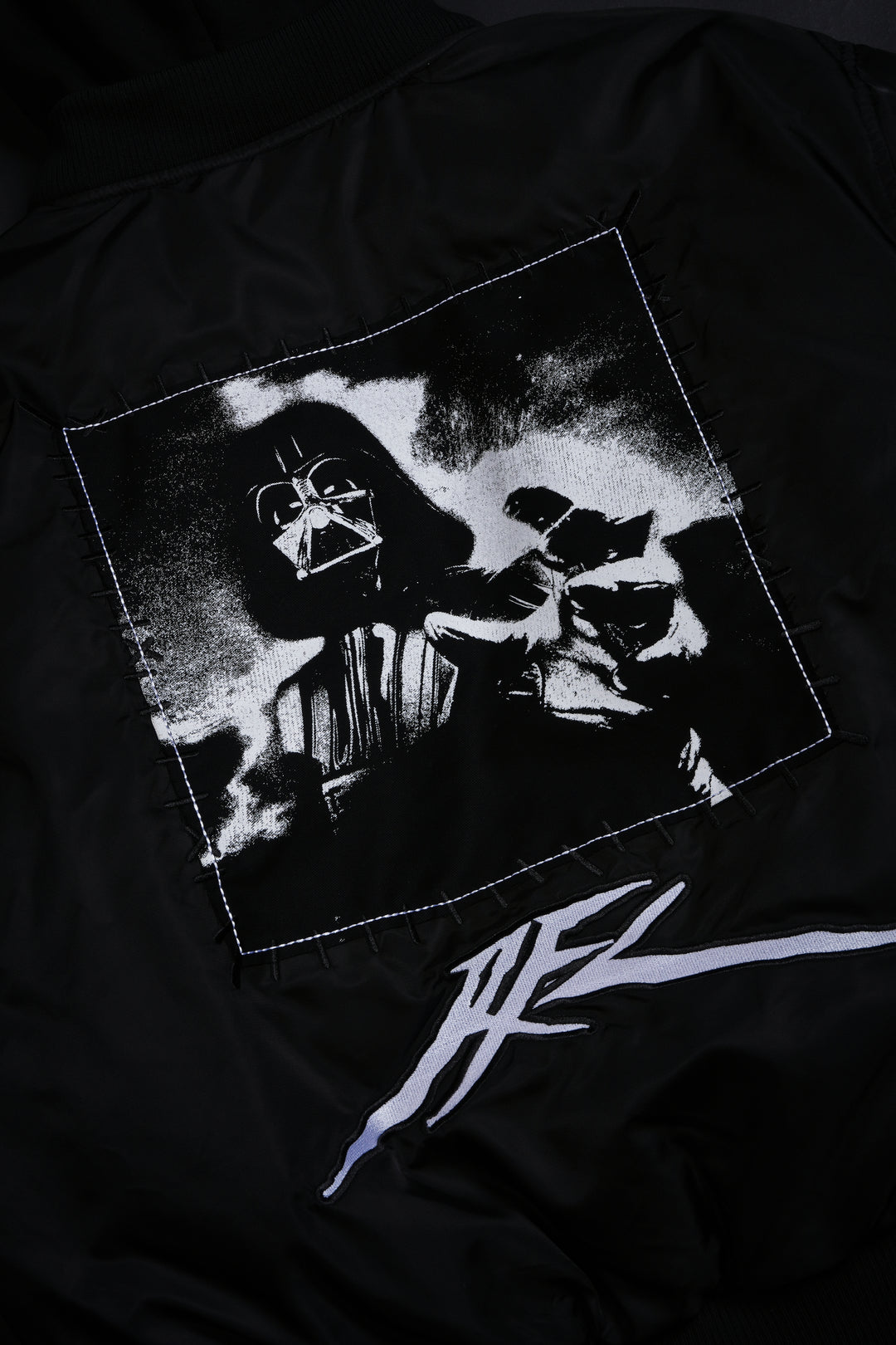 Phantom Concrete Bomber Jacket in Black