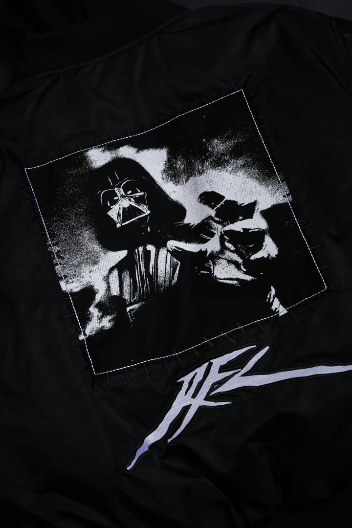 Phantom Concrete Bomber Jacket in Black