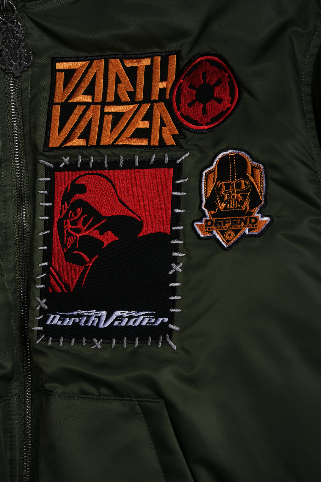 Phantom Concrete Bomber Jacket in Green