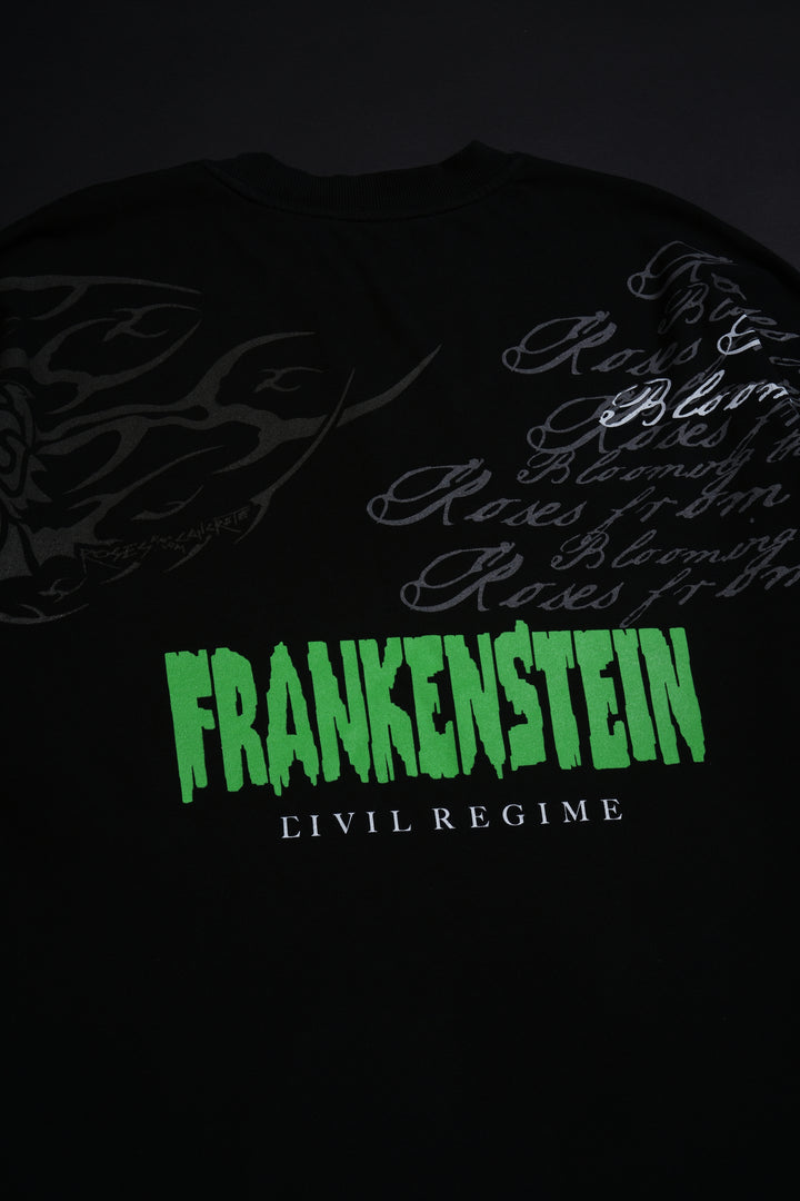Frankenstein American Classic Oversized Tee in Black