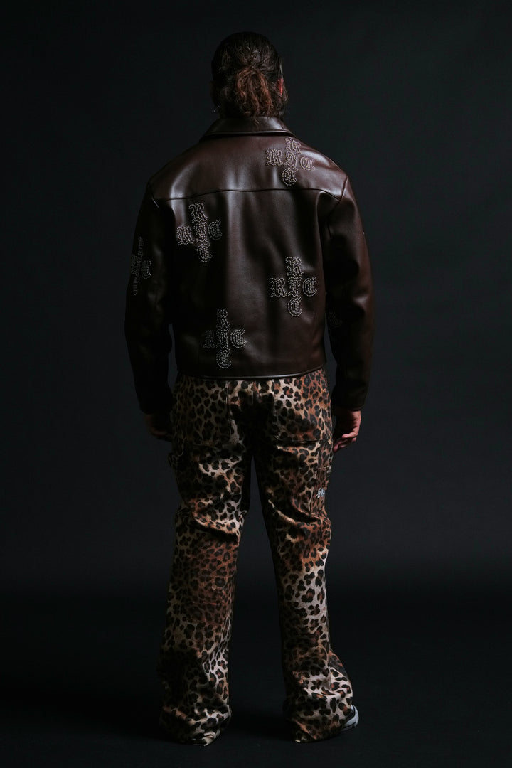 Manic Carpenter Pants in Leopard