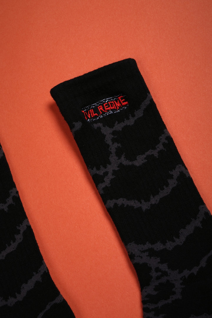 Bloom In Chains Socks in Black