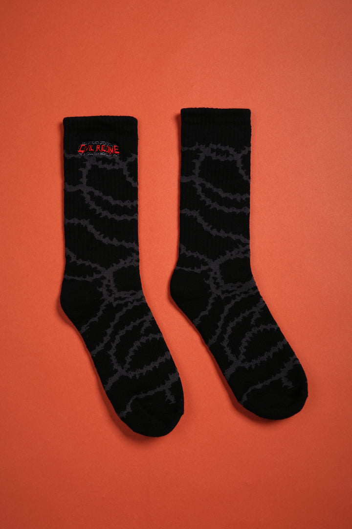 Bloom In Chains Socks in Black
