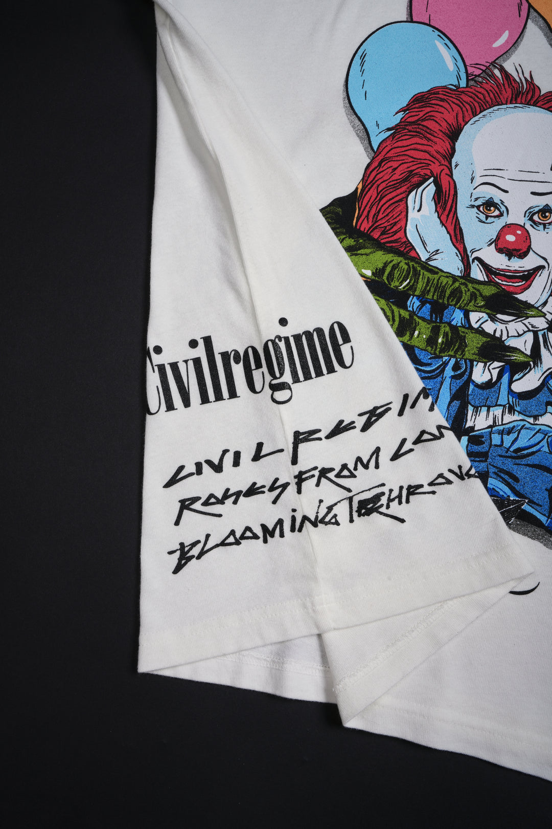 Pennywise's Chaos American Classic Oversized Tee in Butter