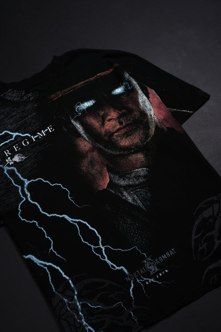 Raiden Rose Chaos American Classic Oversized Tee in Black