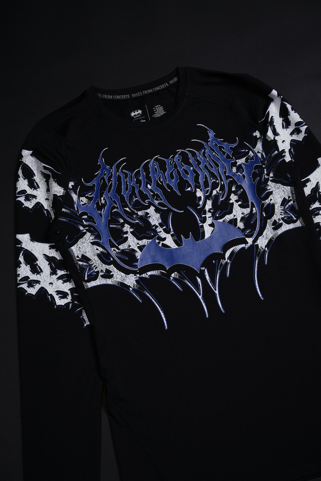 Dark Mode Flex Scoop L/S Compression Shirt in Black