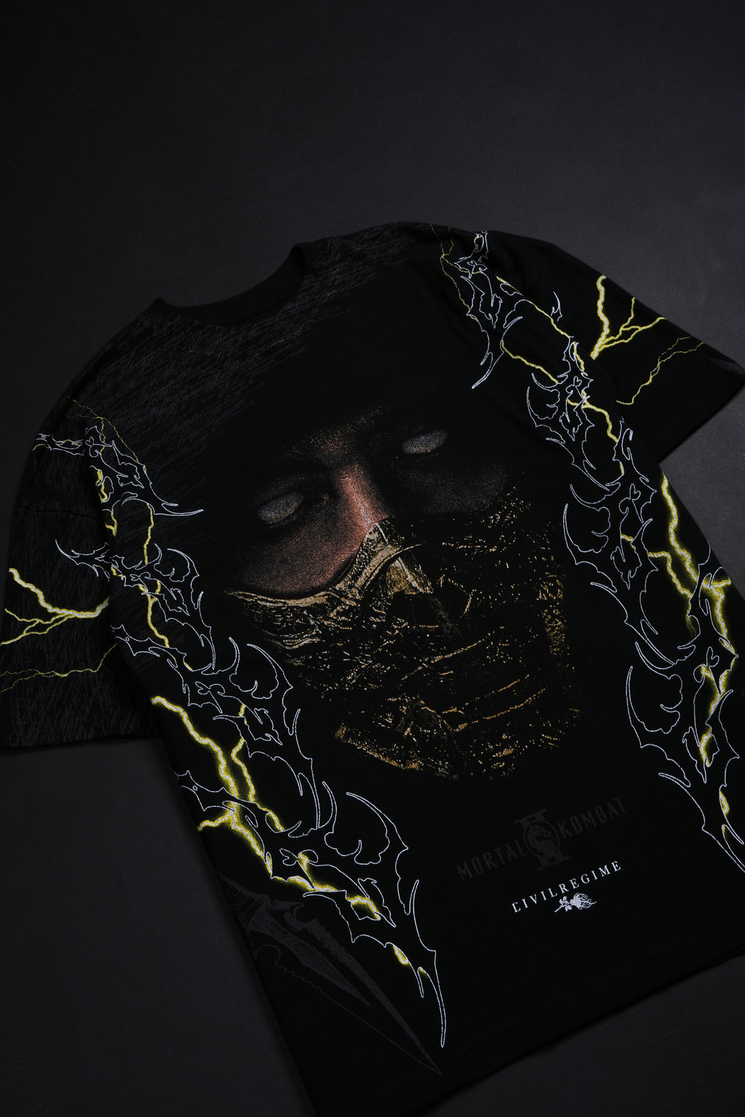 Scorpion Regime American Classic Oversized Tee in Black