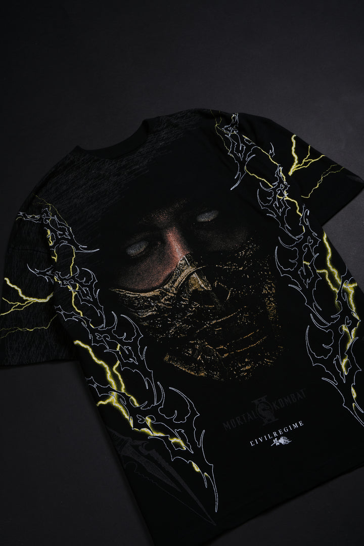 Scorpion Regime American Classic Oversized Tee in Black