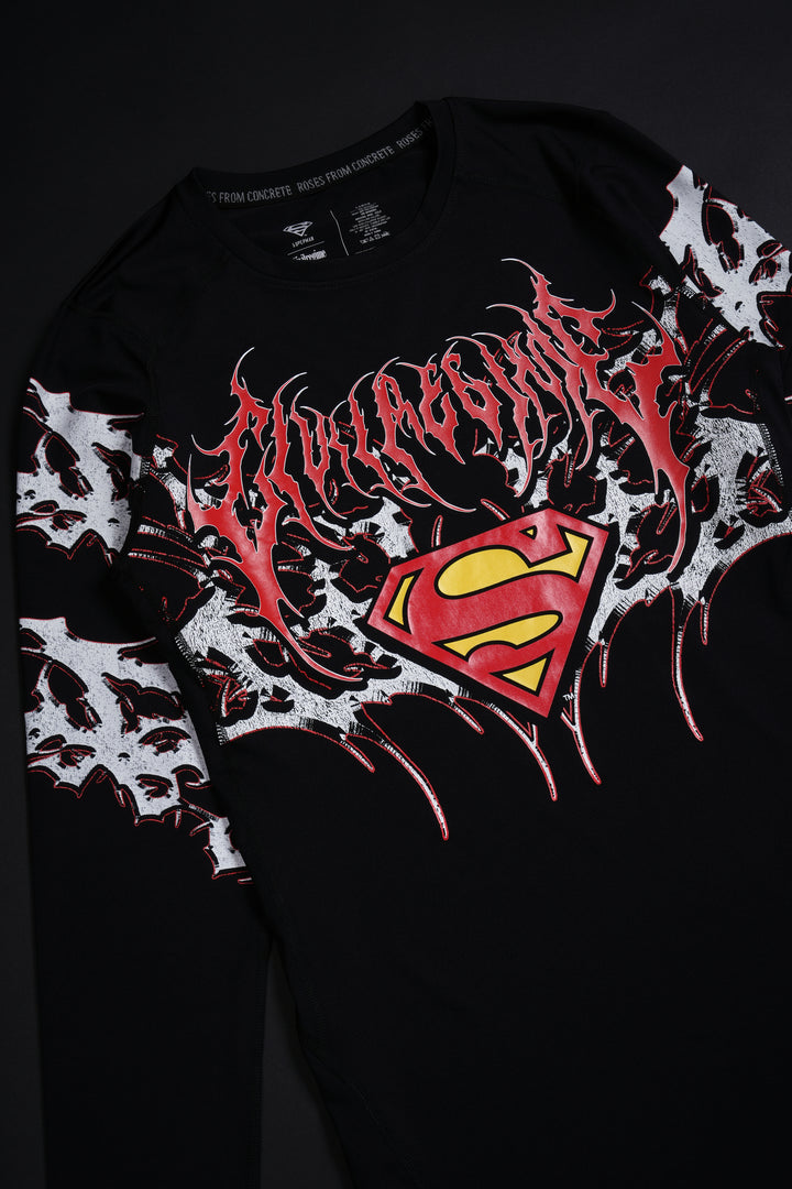 Steel Mode Flex Scoop L/S Compression Shirt in Black
