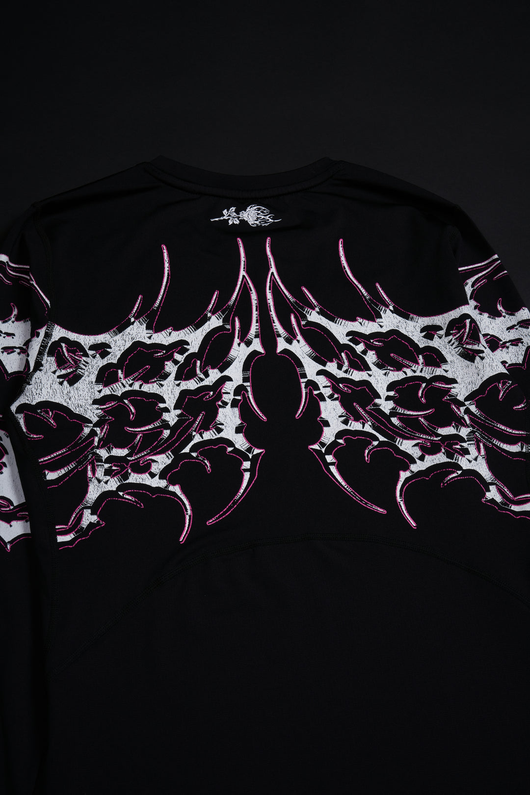 Laugh Mode Flex Scoop L/S Compression Shirt in Black