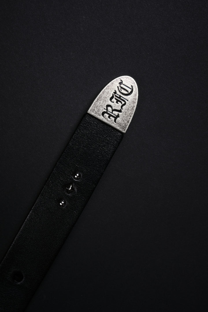 F*ck Off Civil Steel Noir Belt in Black