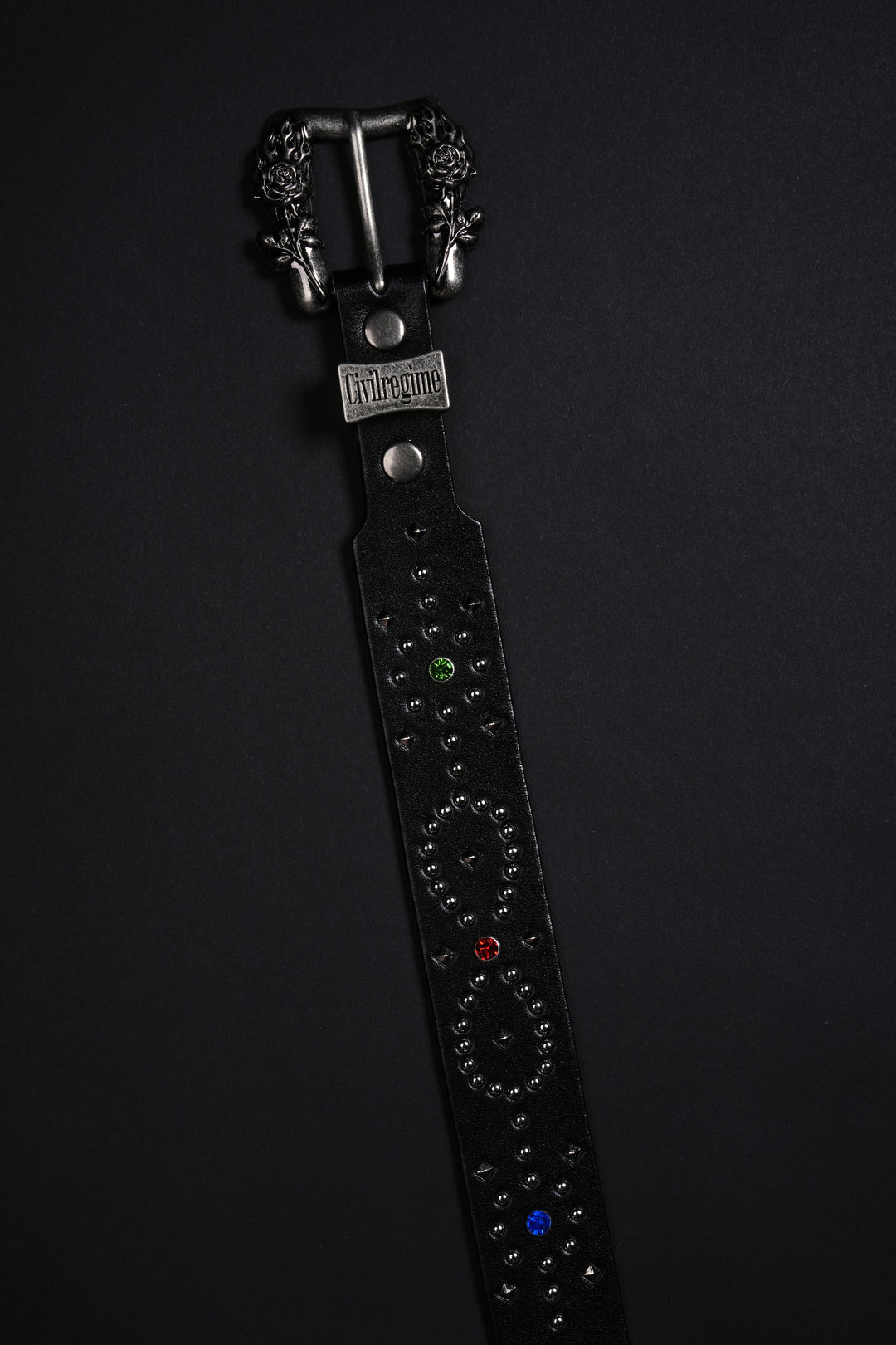 F*ck Off Civil Steel Noir Belt in Black