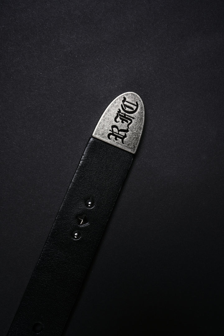 Concrete Rose Civil Steel Noir Belt in Black