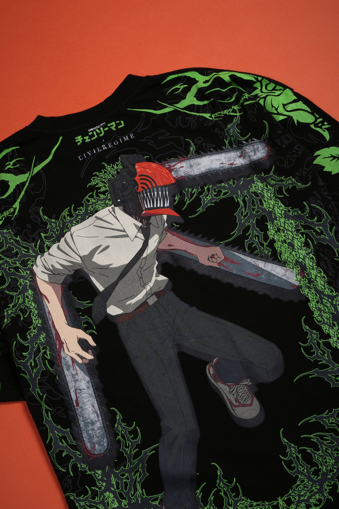 Green Blood American Classic Oversized Tee in Black