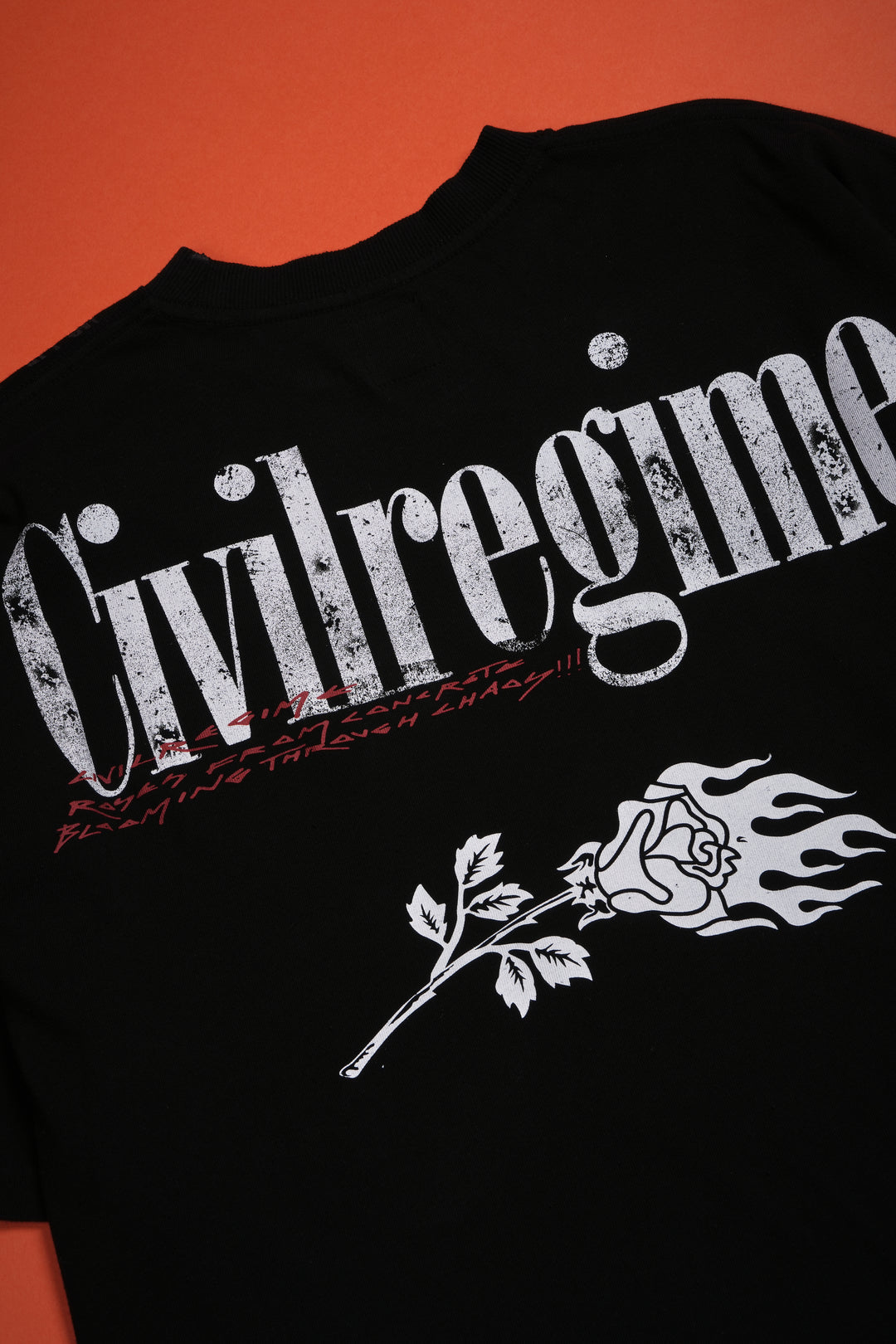 Pursuit Of Vengeance American Classic Oversized Tee in Black