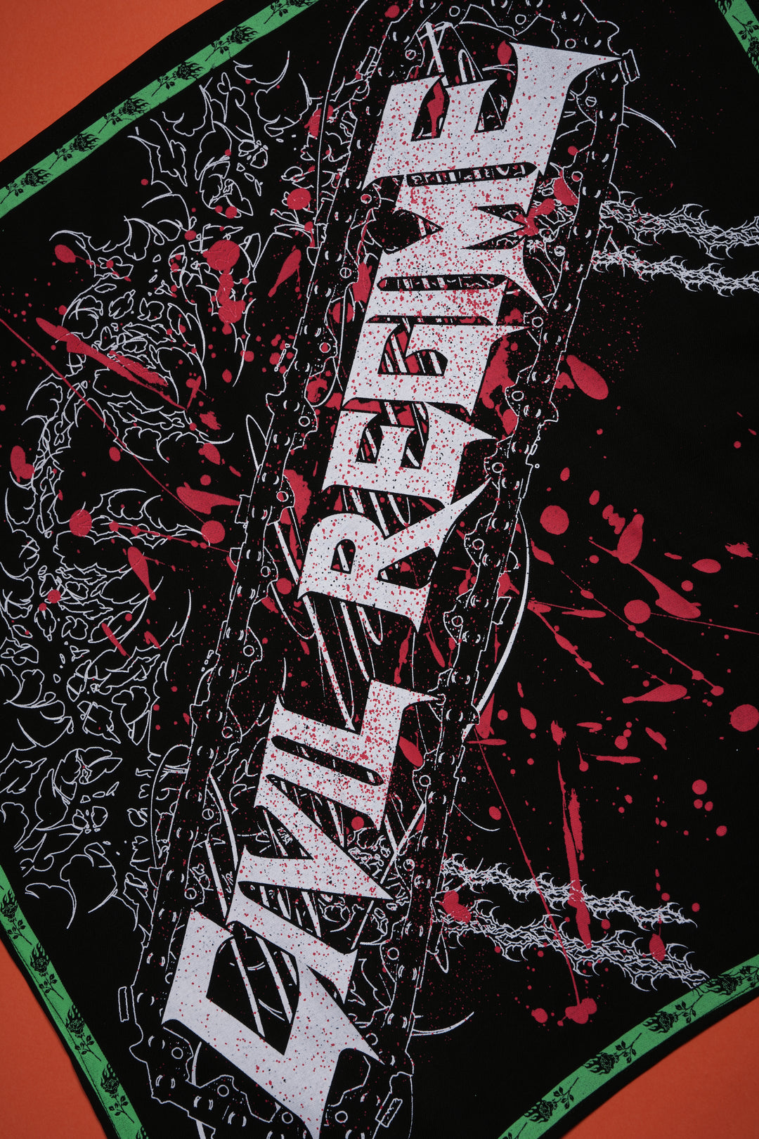 Blood On Concrete Bandana in Black