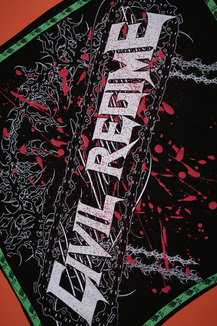 Blood On Concrete Bandana in Black