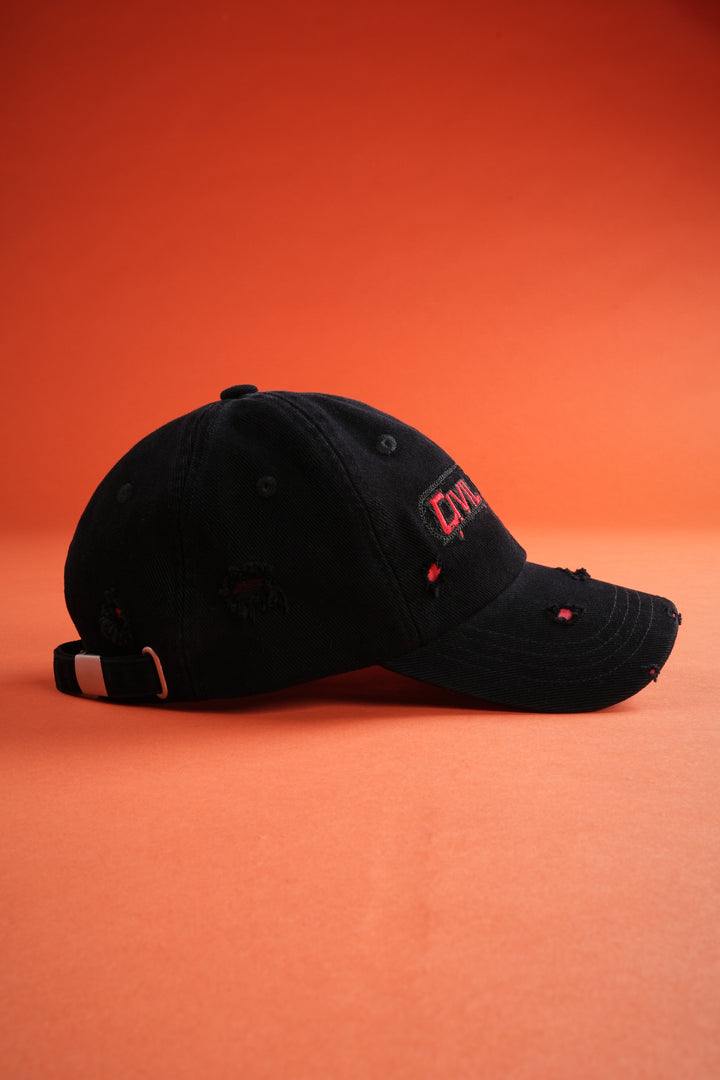 Cut Through Control Dad Hat in Black