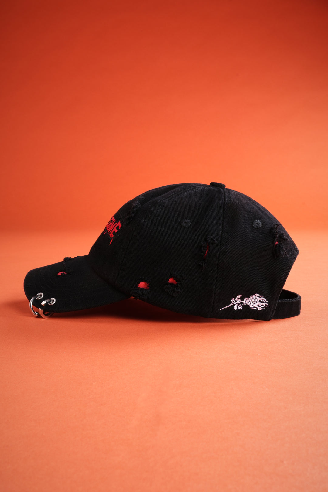 Cut Through Control Dad Hat in Black