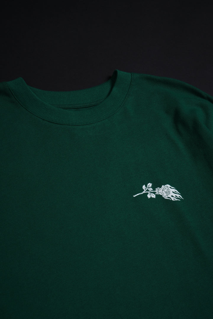 Concrete x Mexico American Classic Oversized Tee in Deep Green