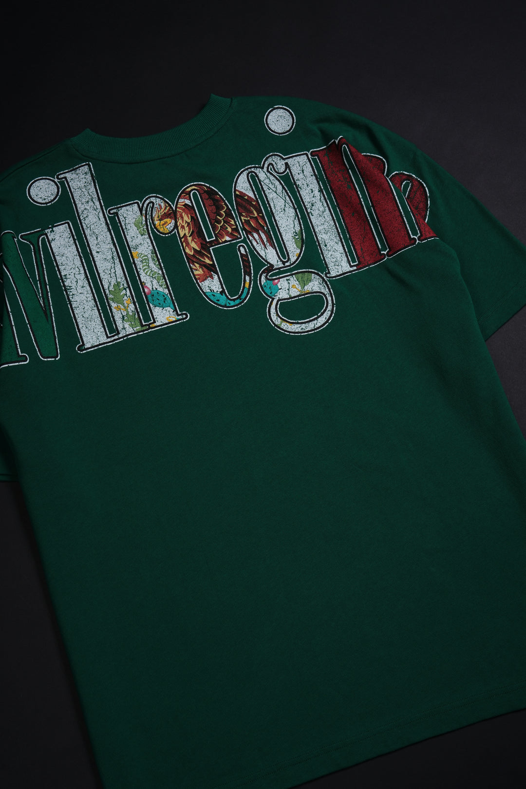 Concrete x Mexico American Classic Oversized Tee in Deep Green