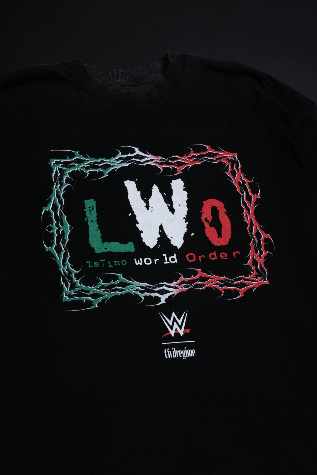 LWO American Classic Oversized Tee in Vintage Black