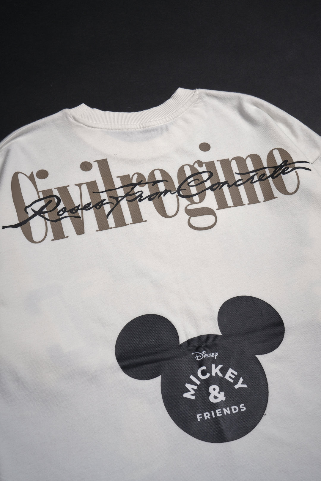 Mickey's Wrath American Classic Oversized Tee in Butter