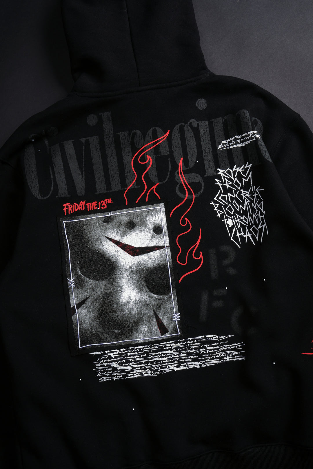 Jason Forever Chaos Hoodie in Black