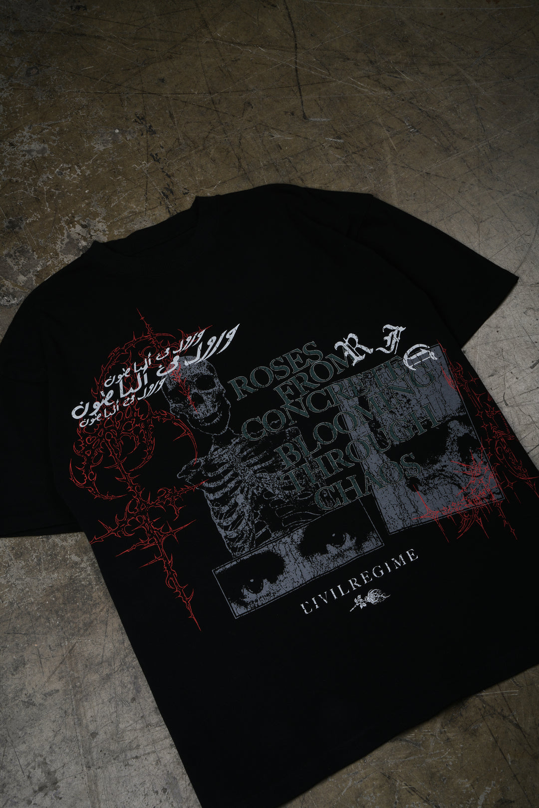 End Of The Line 199X Oversized Tee in Black