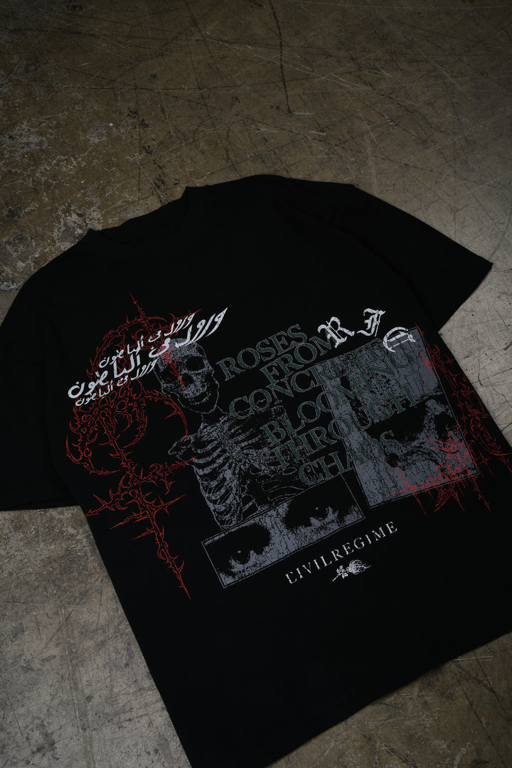 End Of The Line 199X Oversized Tee in Black
