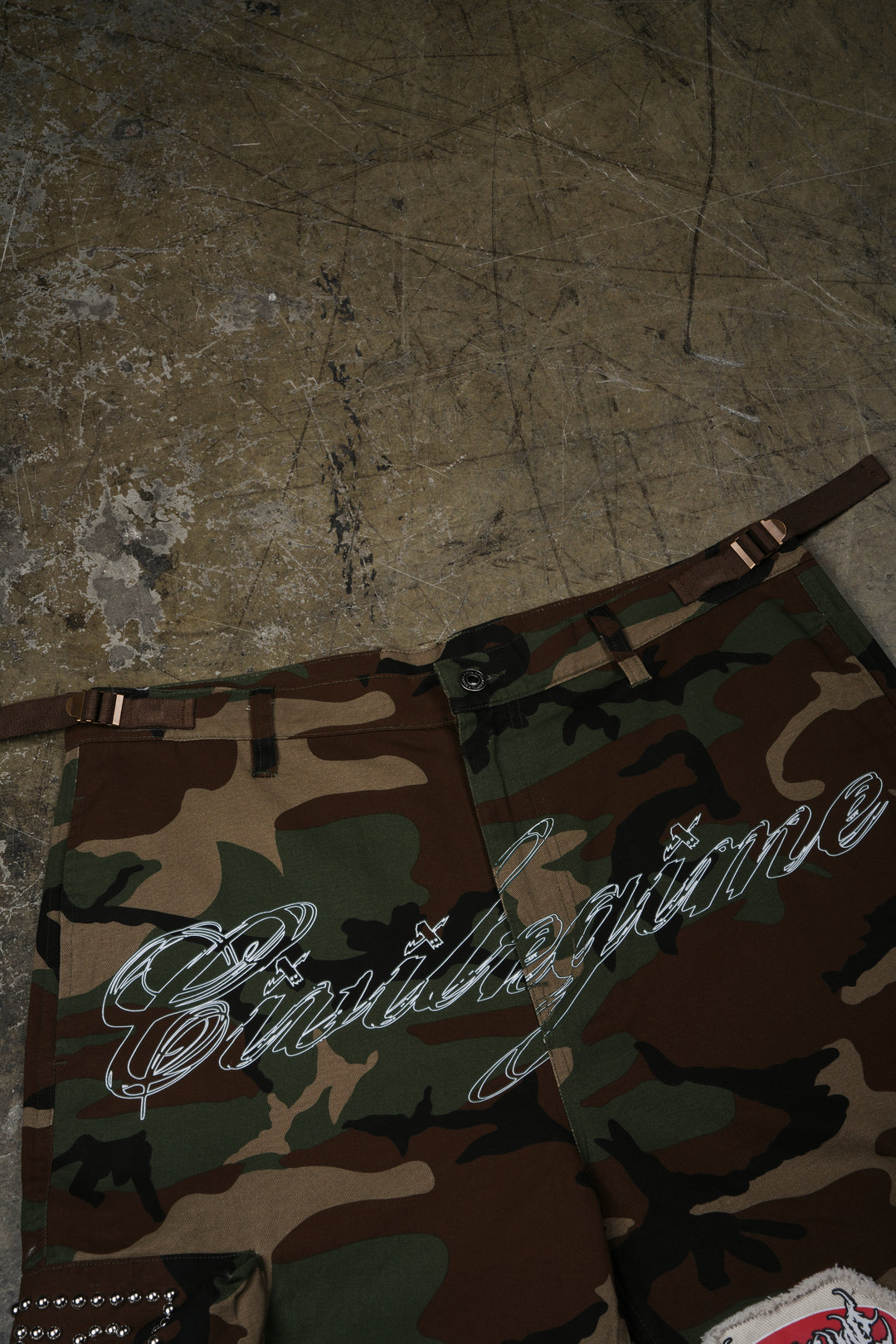 Regime Civil Militia Shorts in Green Camo