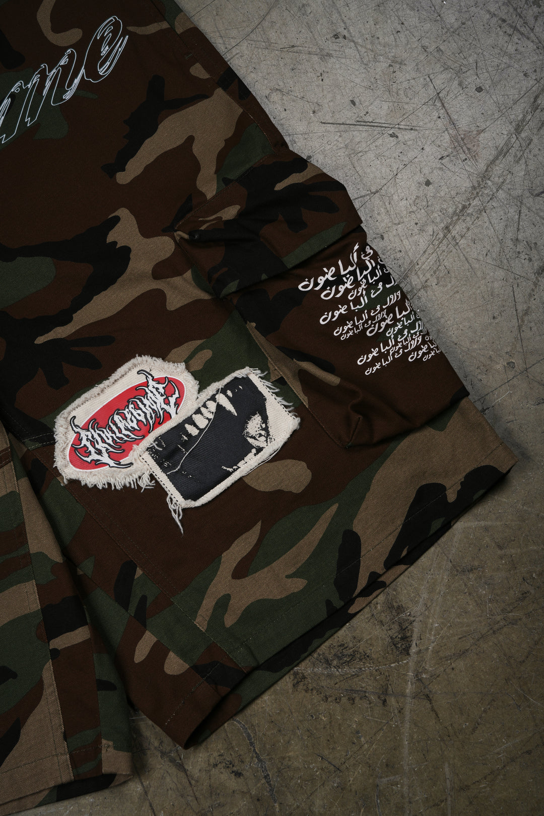 Regime Civil Militia Shorts in Green Camo