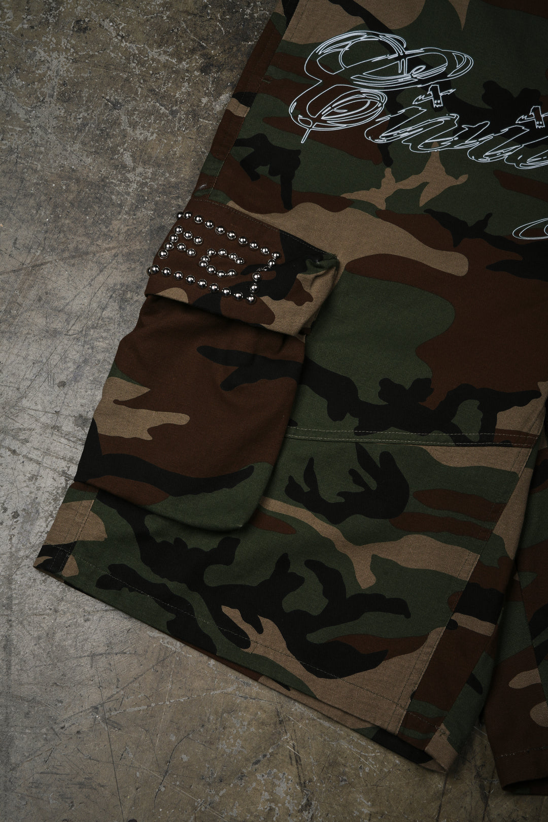Regime Civil Militia Shorts in Green Camo