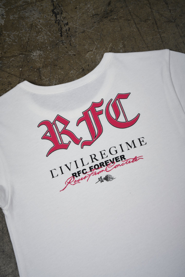 Stamped Baby Tee in Butter