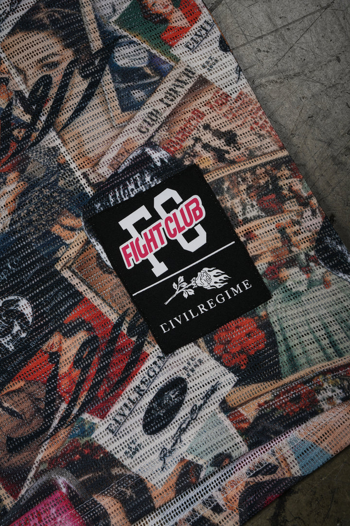 Save Yourself Rigid Mesh Tank in All Over Print