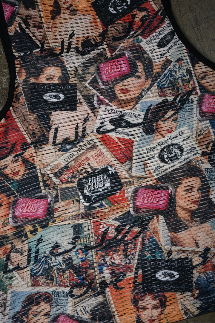Save Yourself Rigid Mesh Tank in All Over Print