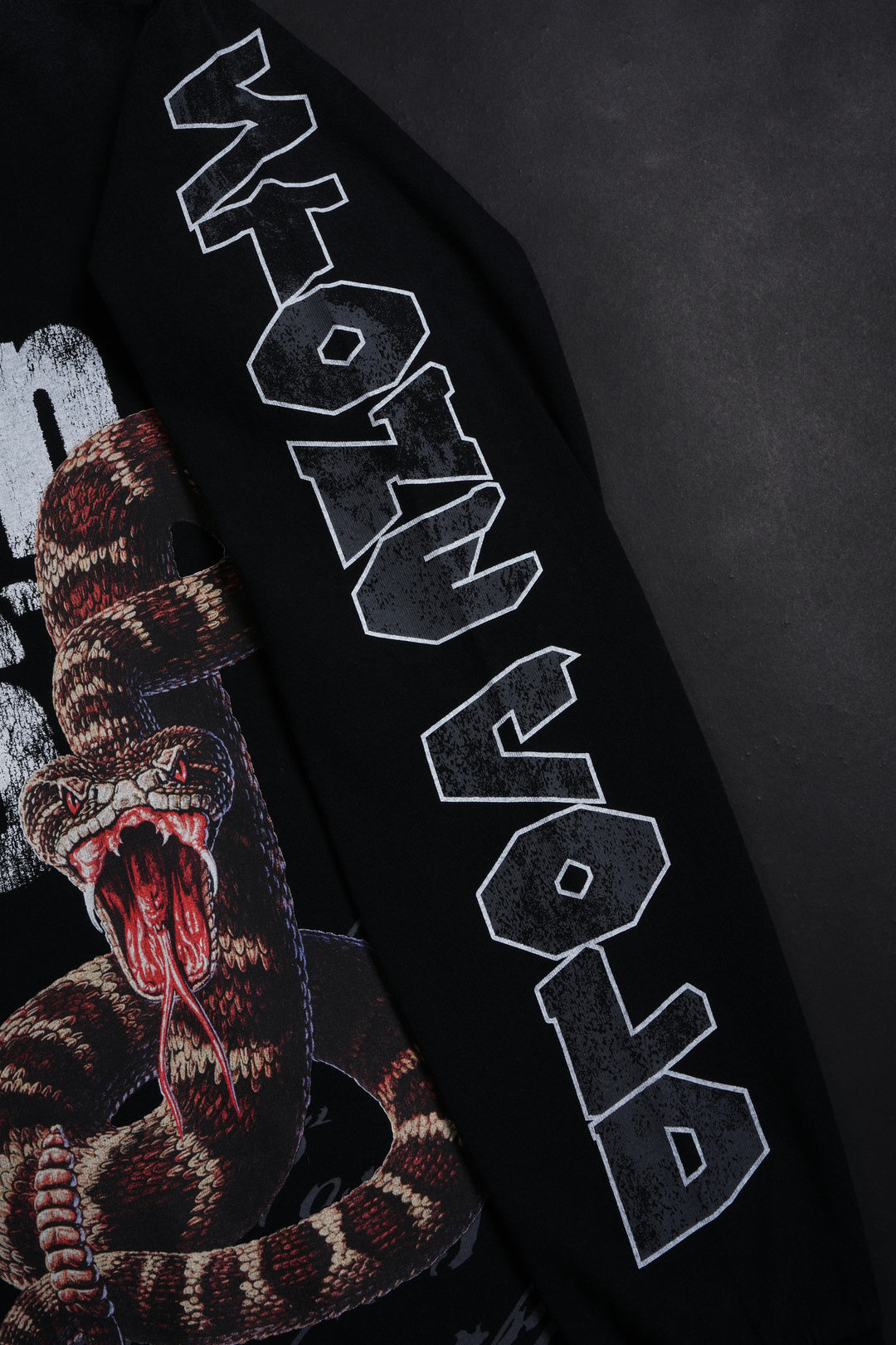 Texas Wrath Midnight L/S Tee in Vintage Black