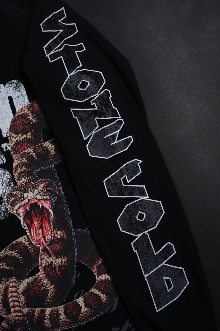 Texas Wrath Midnight L/S Tee in Vintage Black