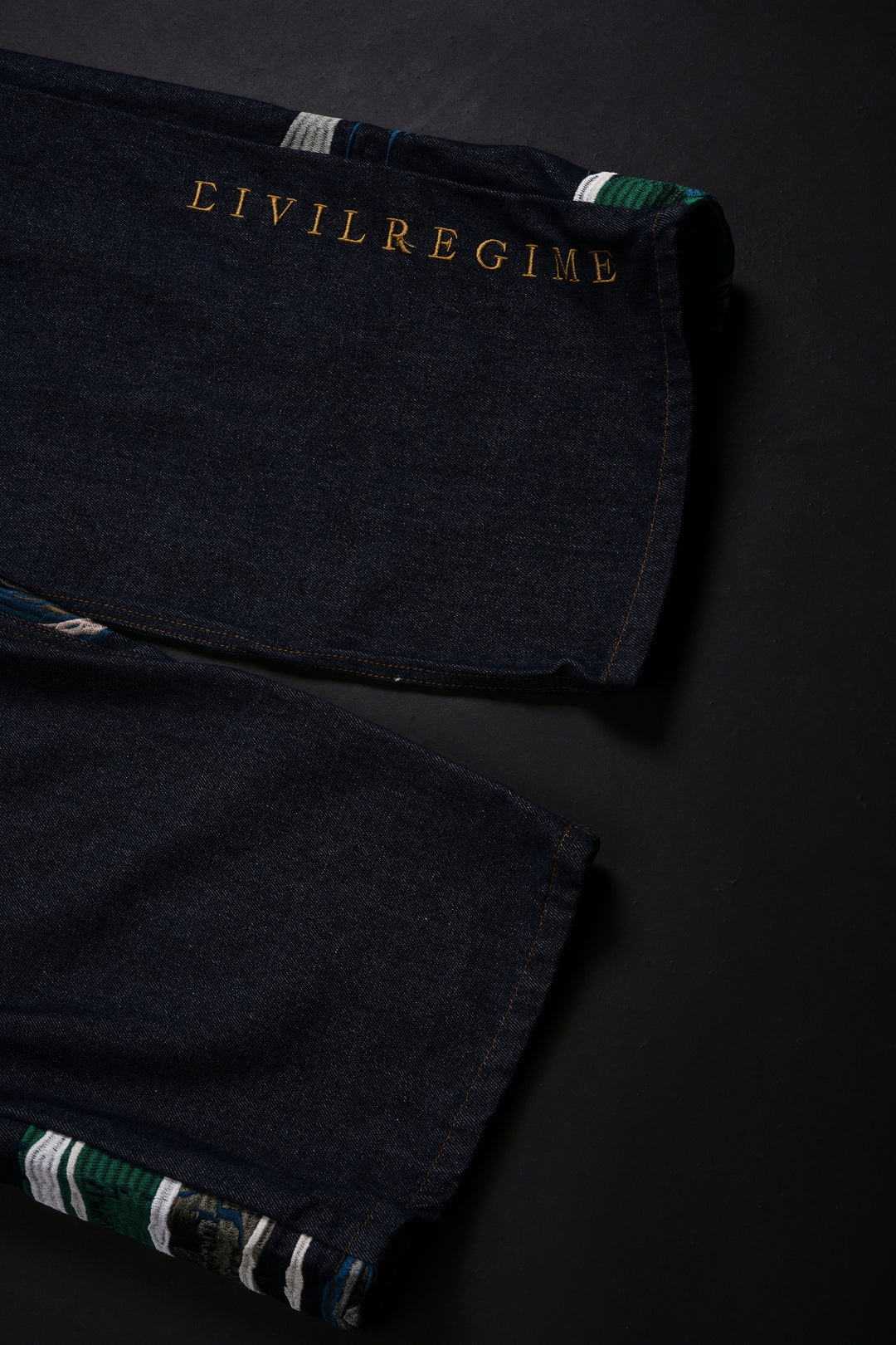 Bonsai Garden Raw Denim Jeans in Blue