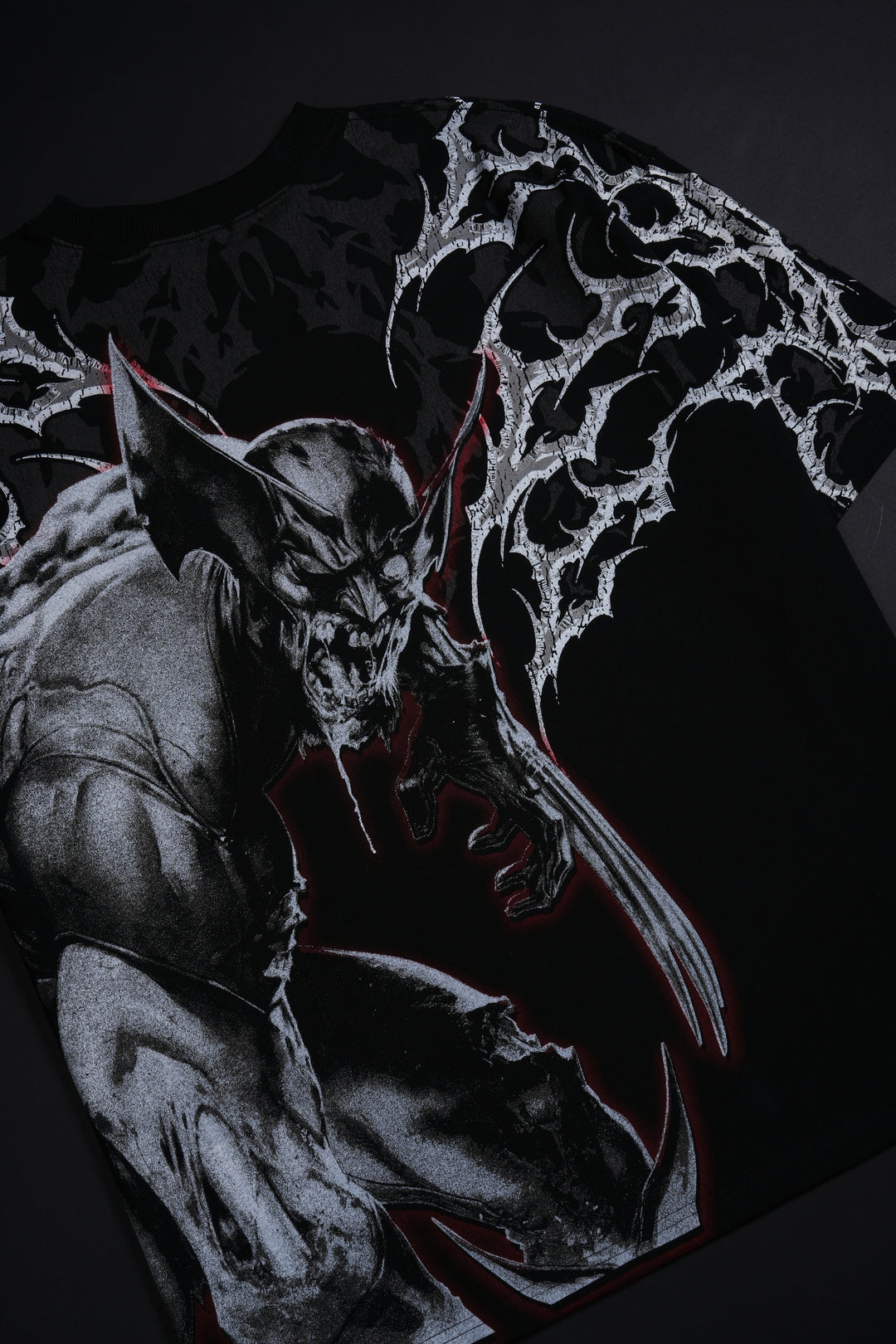 Wolverine Zombie "Side By Side" 199X Oversized Tee in Black