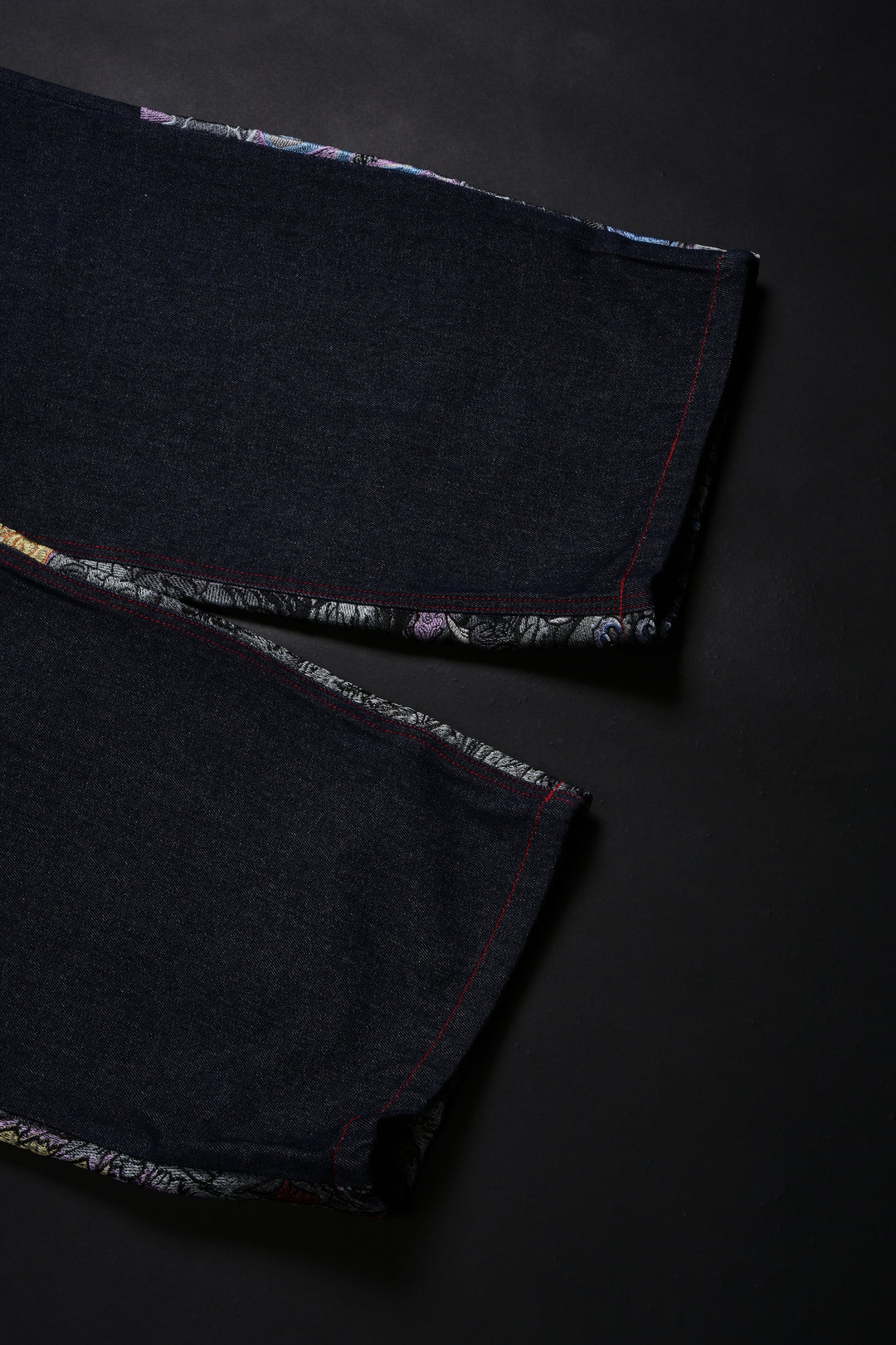 Deep Blue Attack Raw Denim Jeans in Blue