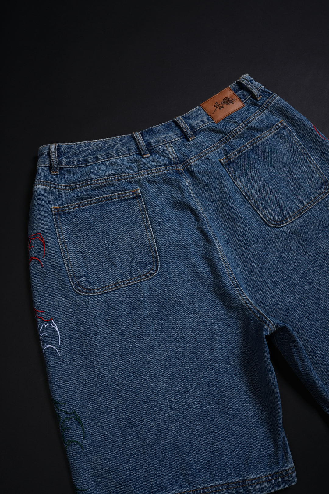 Fuego Regime Jorts in Vintage Wash