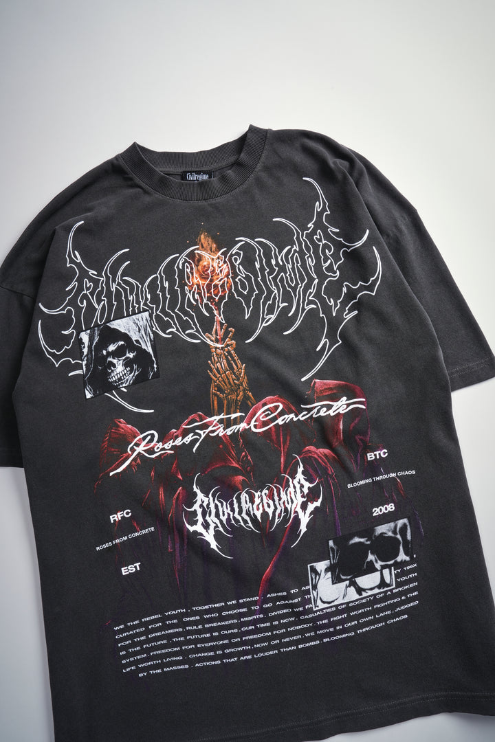 Ritual Part 2 American Classic Oversized Tee in Vintage Ashes