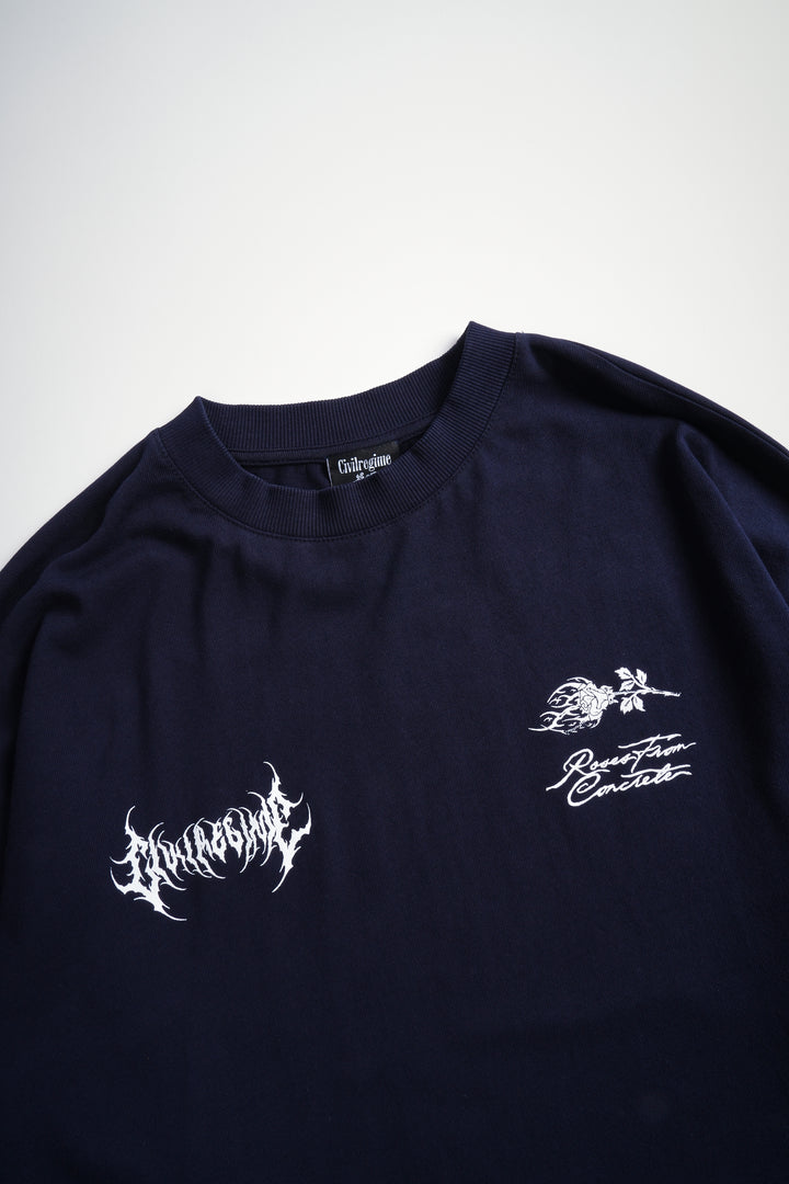 Watch Us Burn American Classic Oversized Tee in Future Dusk