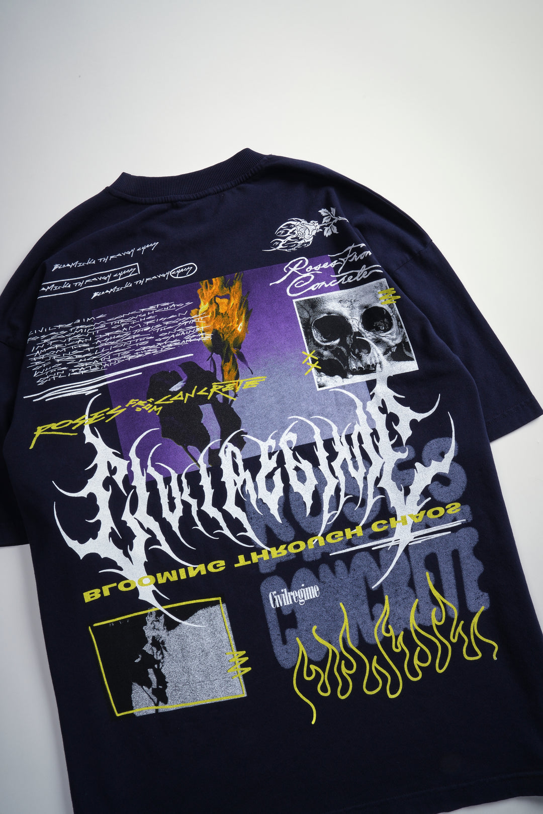 Watch Us Burn American Classic Oversized Tee in Future Dusk